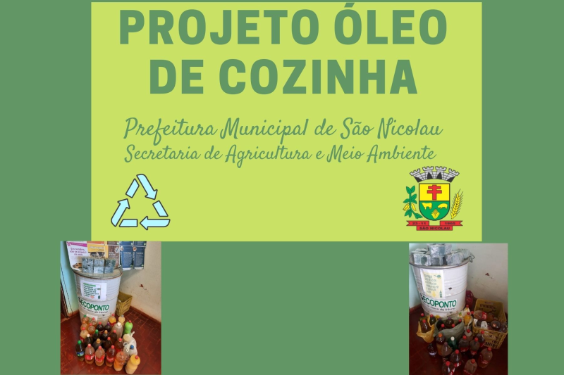 PROJETO ÓLEO DE COZINHA